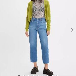 Levi's Blue Ankle & Cropped Jeans